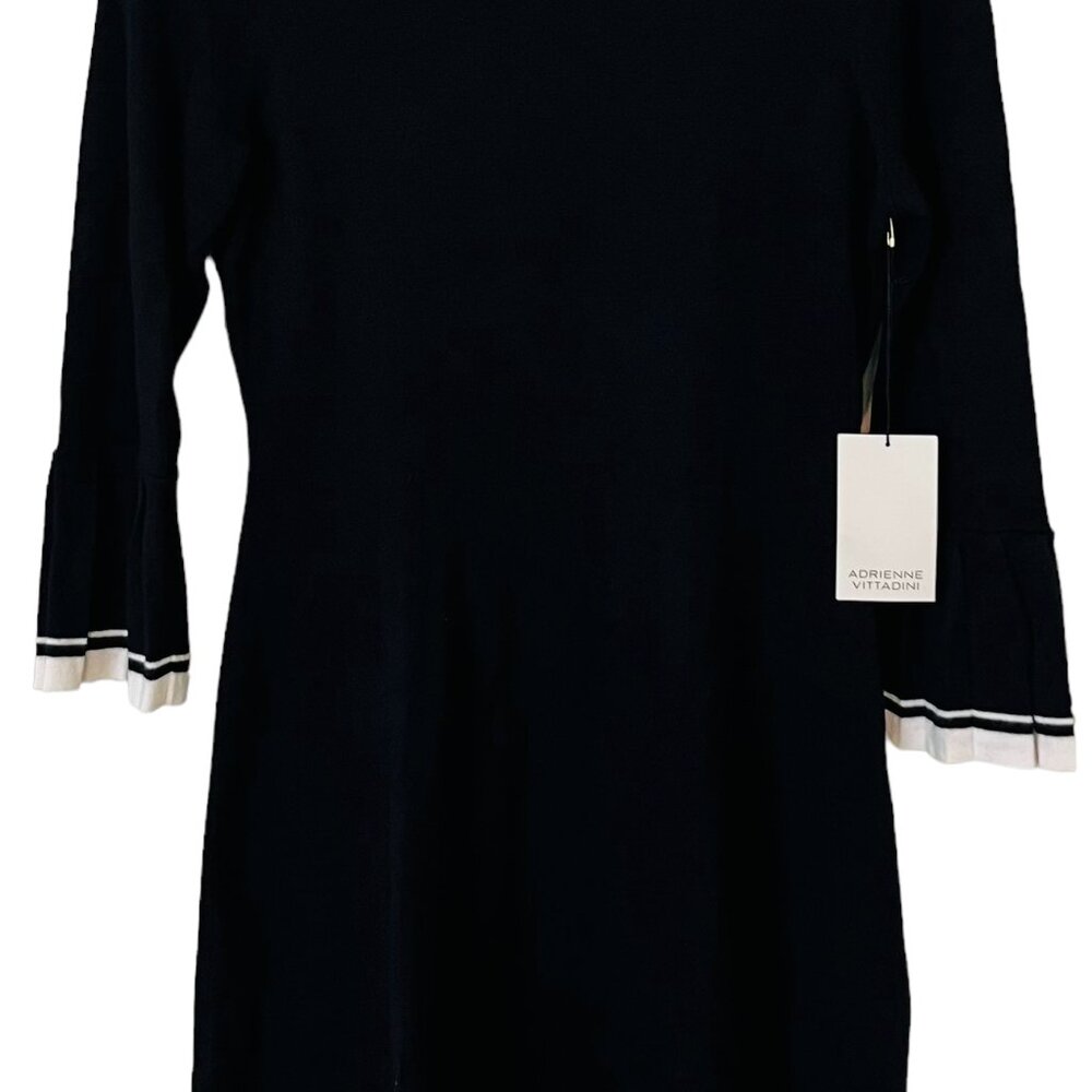 Adrienne Vittadini Dress Black & White NEW WITH TAGS